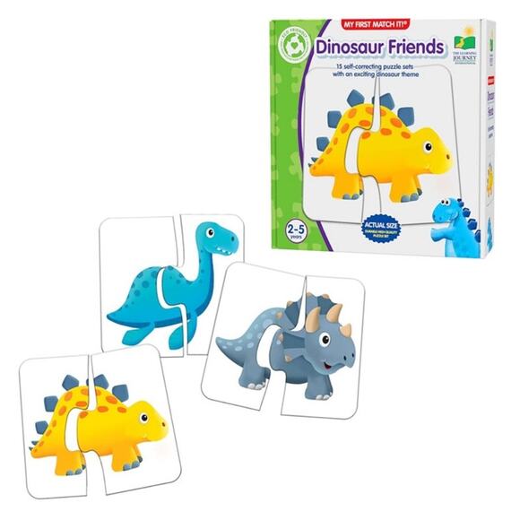 Dinosaurs: Learning Journey My First Match It Durable Quality Puzzle Age 2 - 5 - Picture 4 of 14